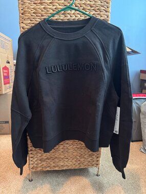 Lululemon, Scuba Oversized Pullover, Black, Size M/L
